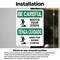 Signmission Safety Culture Sign, 5 in Width, Vinyl Decal, Rectangle, Bilingual OS-2PACK-BC-D-57-L-10066 - alternate 5